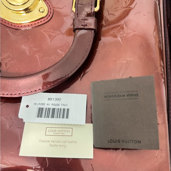 Louis Vuitton Glossy Burgundy Satchel - Picture 7 of 8